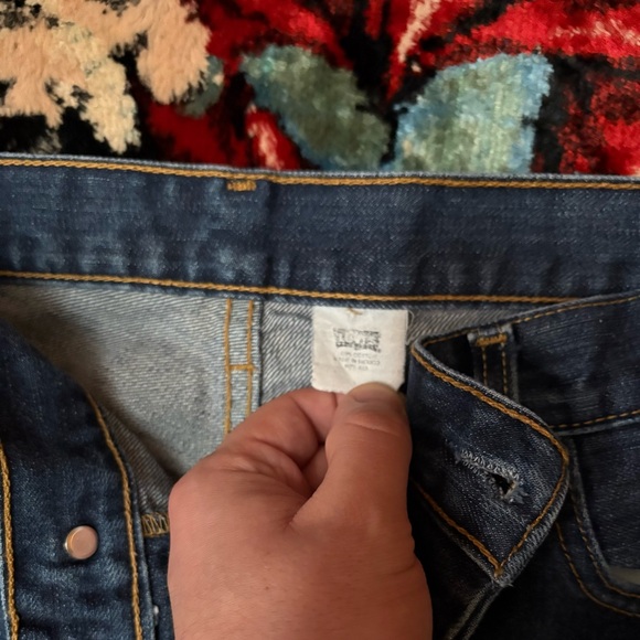 Levis vintage late 90s deep blue 501 jeans SZ 36 - Picture 6 of 6